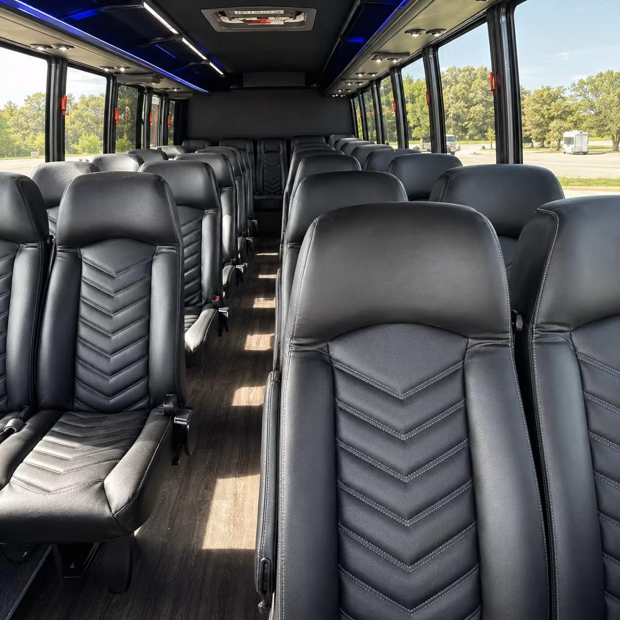 amarillo employee transportation onboard seating