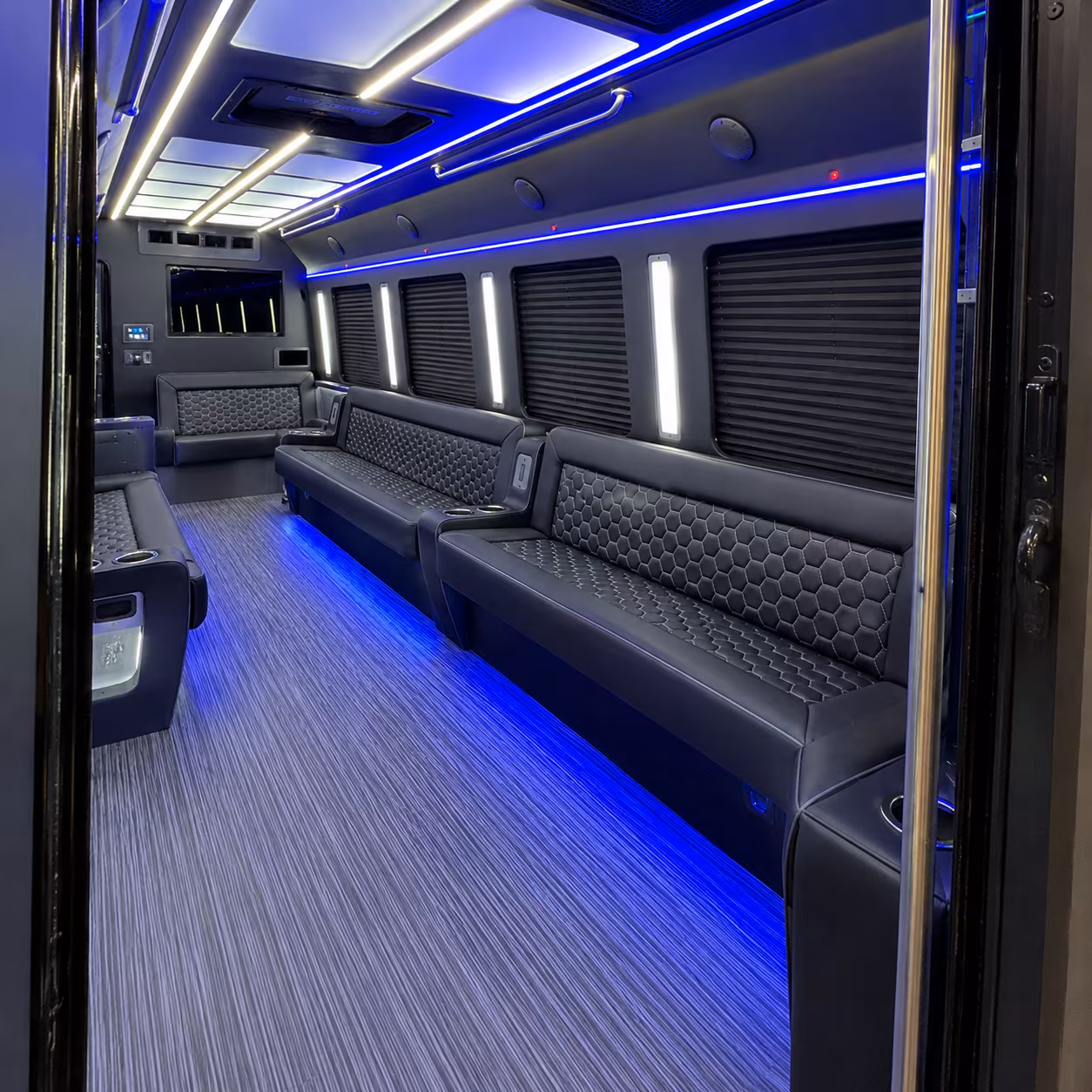 amarillo party bus rental interior