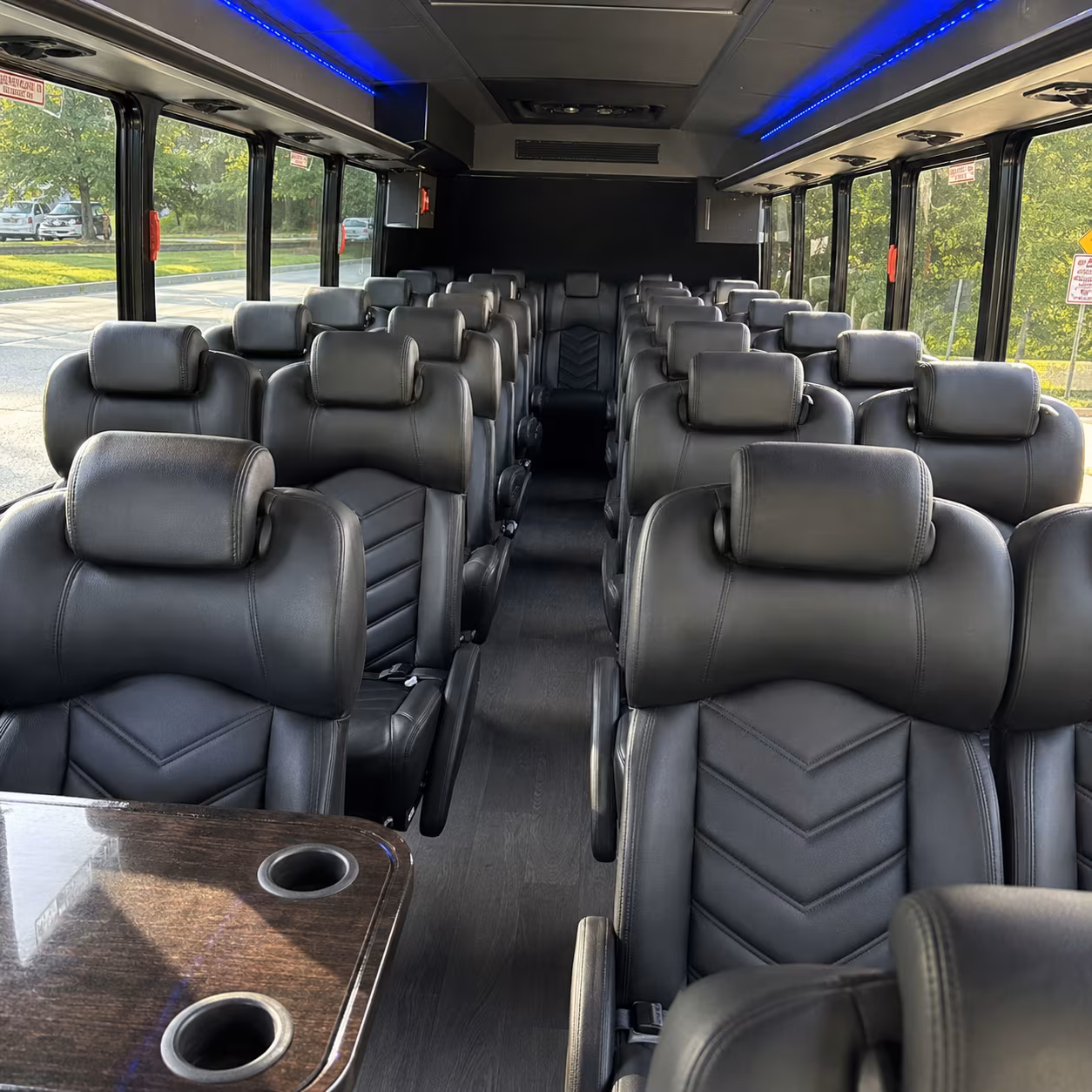 amarillo sporting event transportation onboard seating