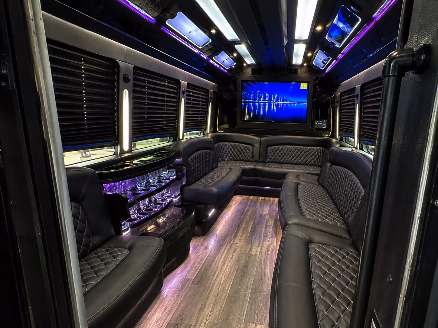 night out on town party bus rental