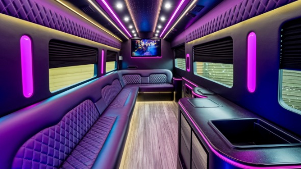 party bus rental interior amarillo