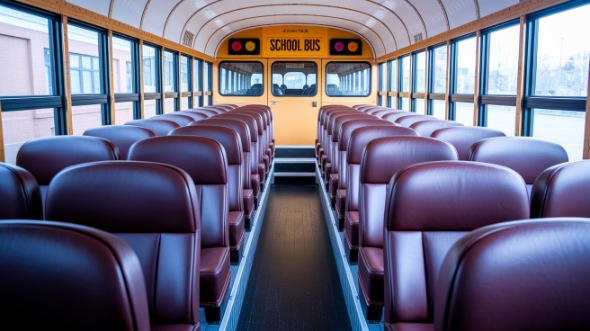 school bus rental inside