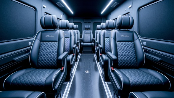 sprinter van with driver interior amarillo